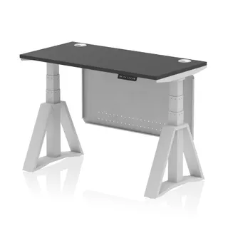 Air Height Adjustable Slimline Desk With Cable Ports