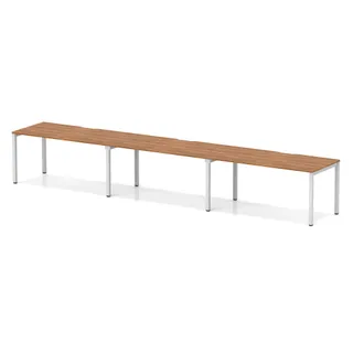 Evolve Plus Single Row Bench Desk - 3 Person