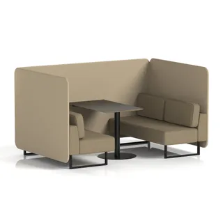 Brixworth Bench Booth in Two Tone