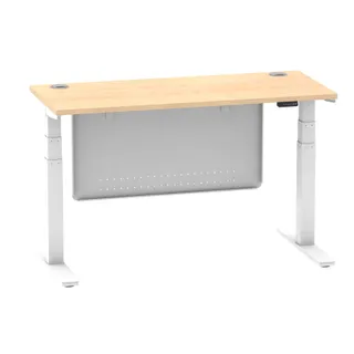 Air Height Adjustable Slimline Desk With Cable Ports