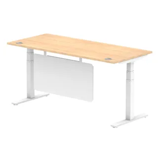 Air Height Adjustable Desk With Cable Ports