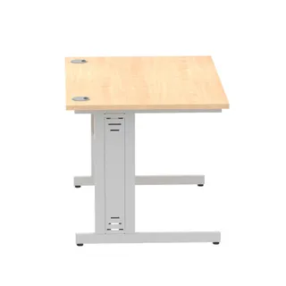 Impulse Straight Desk Cable Managed Leg