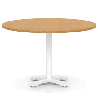 Italia Round Poseur Table With Cross Base