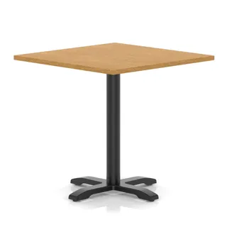 EE - Italia Square Poseur Table With Cross Base