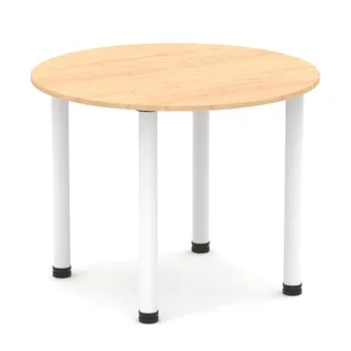 Impulse Round Table With Post Leg