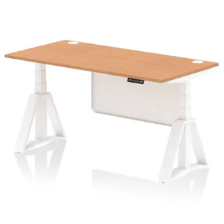 Air Height Adjustable Desk With Cable Ports
