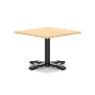 Italia Square Coffee Table With Cross Base