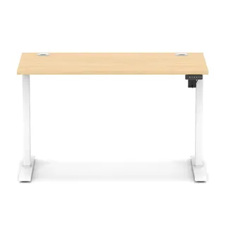 Air Lite Height Adjustable Slimline Desk With Cable Ports