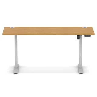 Air Lite Height Adjustable Slimline Desk With Cable Ports