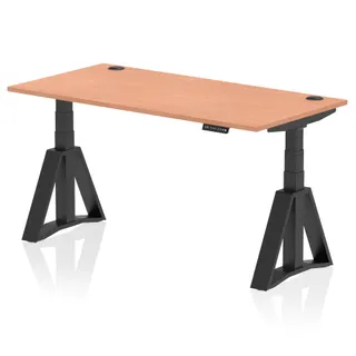 Air Height Adjustable Desk With Cable Ports