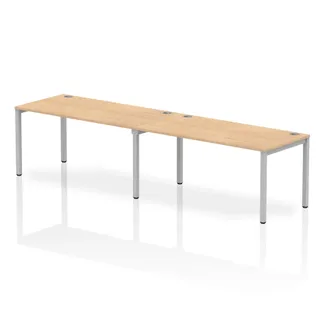 Impulse Single Row Bench Desk - 2 Person