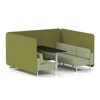 Brixworth Bench Booth in Two Tone