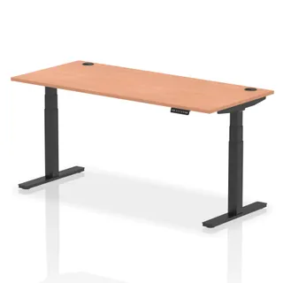 Air Height Adjustable Desk With Cable Ports