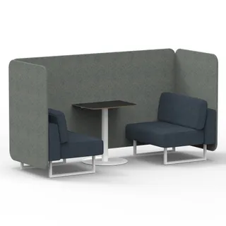 Brixworth Bench Booth in Two Tone