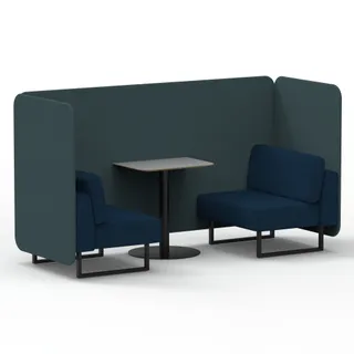 Brixworth Bench Booth in Two Tone