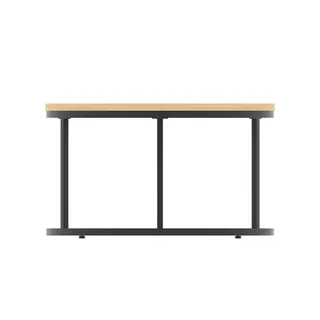 Impulse Round Coffee Table With Metal Frame
