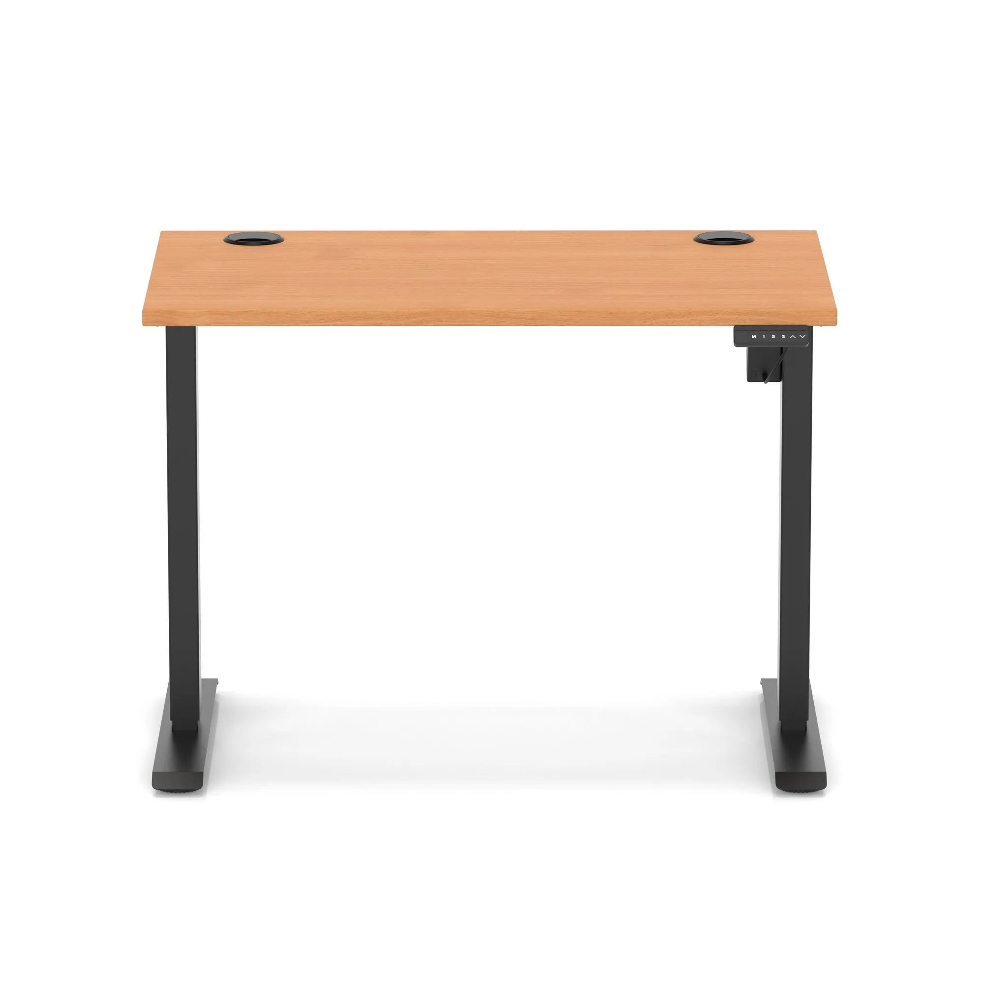 Air Lite Height Adjustable Slimline Desk With Cable Ports