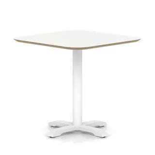Brixworth Square Coffee Table With Cross Base
