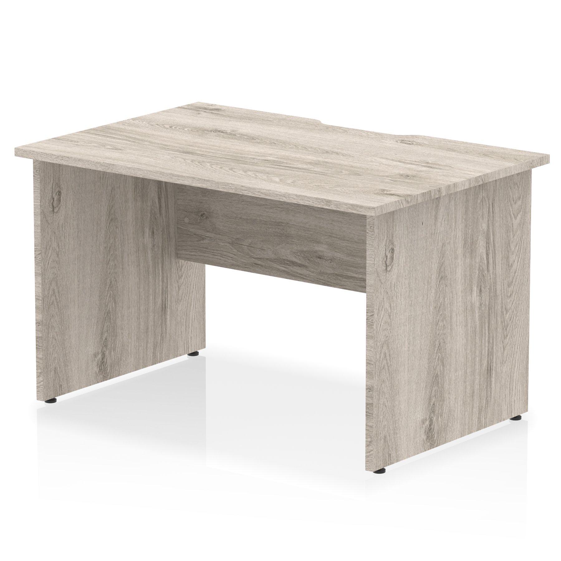 Impulse Scalloped Edge Straight Desk Panel End Leg