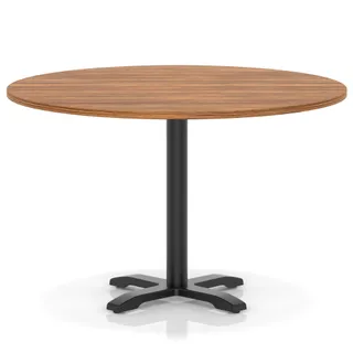 EE - Italia Round Poseur Table With Cross Base
