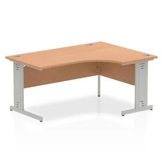 Impulse Crescent Desk Cable Managed Leg