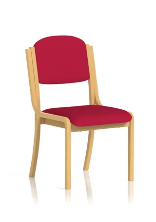 EE - Madrid Wooden Frame Visitor Chair with Arms