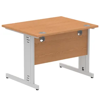 Impulse Straight Desk Cable Managed Leg