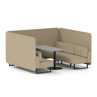Brixworth Bench Booth in Single Tone