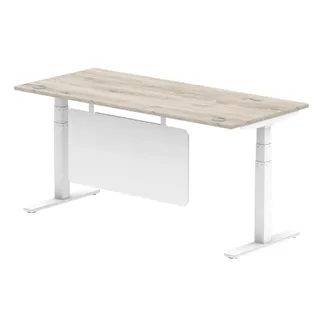 Air Height Adjustable Desk With Cable Ports