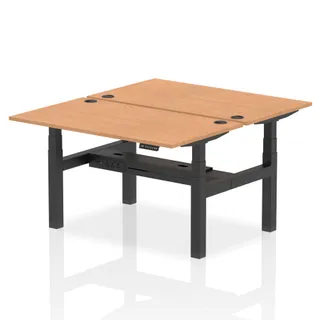 OE - Air Back-to-Back Height Adjustable Bench Desk - 2 Person