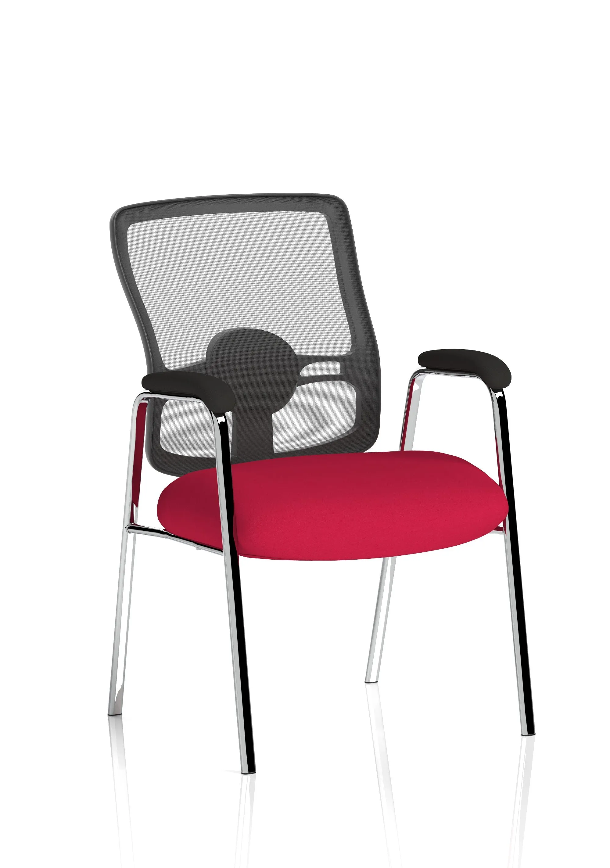 EE - Portland Medium Mesh Back (Straight Leg) Visitor Chair with Arms