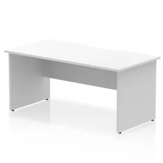 Impulse Scalloped Edge Straight Desk Panel End Leg