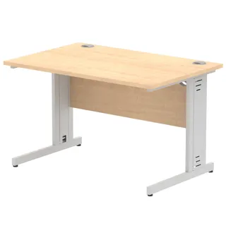 Impulse Straight Desk Cable Managed Leg