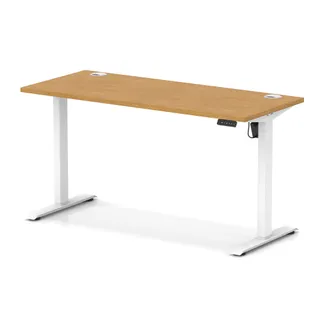 OE - Air Lite Height Adjustable Slimline Desk With Cable Ports