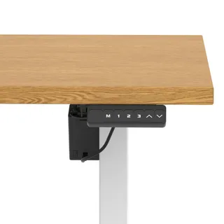 Air Lite Height Adjustable Desk With Scalloped Edge