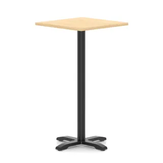 EE - Italia Square Poseur Table With Cross Base