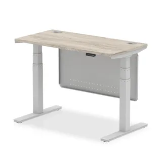 Air Height Adjustable Slimline Desk With Cable Ports