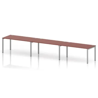 Impulse Single Row Bench Desk - 3 Person
