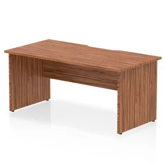 Impulse Scalloped Edge Straight Desk Panel End Leg