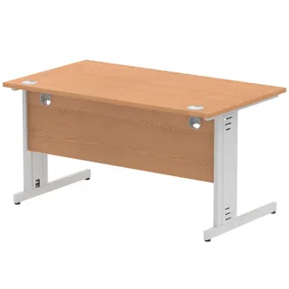 Impulse Straight Desk Cable Managed Leg