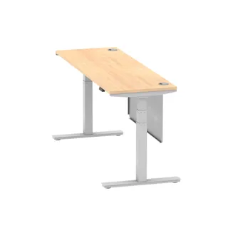 Air Height Adjustable Slimline Desk With Cable Ports