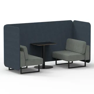 Brixworth Bench Booth in Two Tone