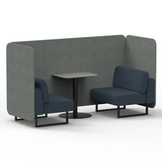 Brixworth Bench Booth in Two Tone