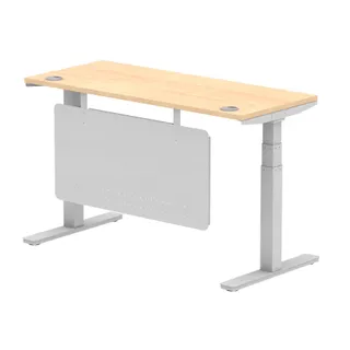 Air Height Adjustable Slimline Desk With Cable Ports