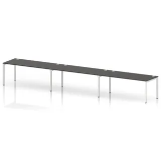 Impulse Single Row Bench Desk - 3 Person
