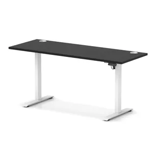OE - Air Lite Height Adjustable Slimline Desk With Cable Ports