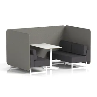 Brixworth Bench Booth in Two Tone