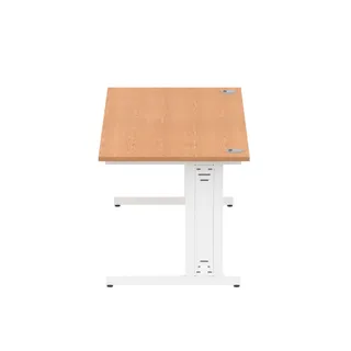 Impulse Straight Desk Cable Managed Leg