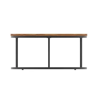 Impulse Round Coffee Table With Metal Frame