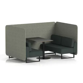 Brixworth Bench Booth in Two Tone